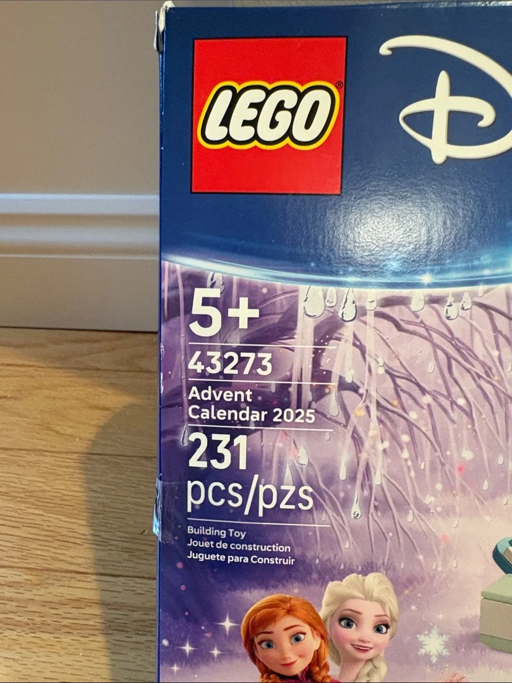 Lego Disney Frozen Advent Calendar - White, Blue & Purple Holiday Set